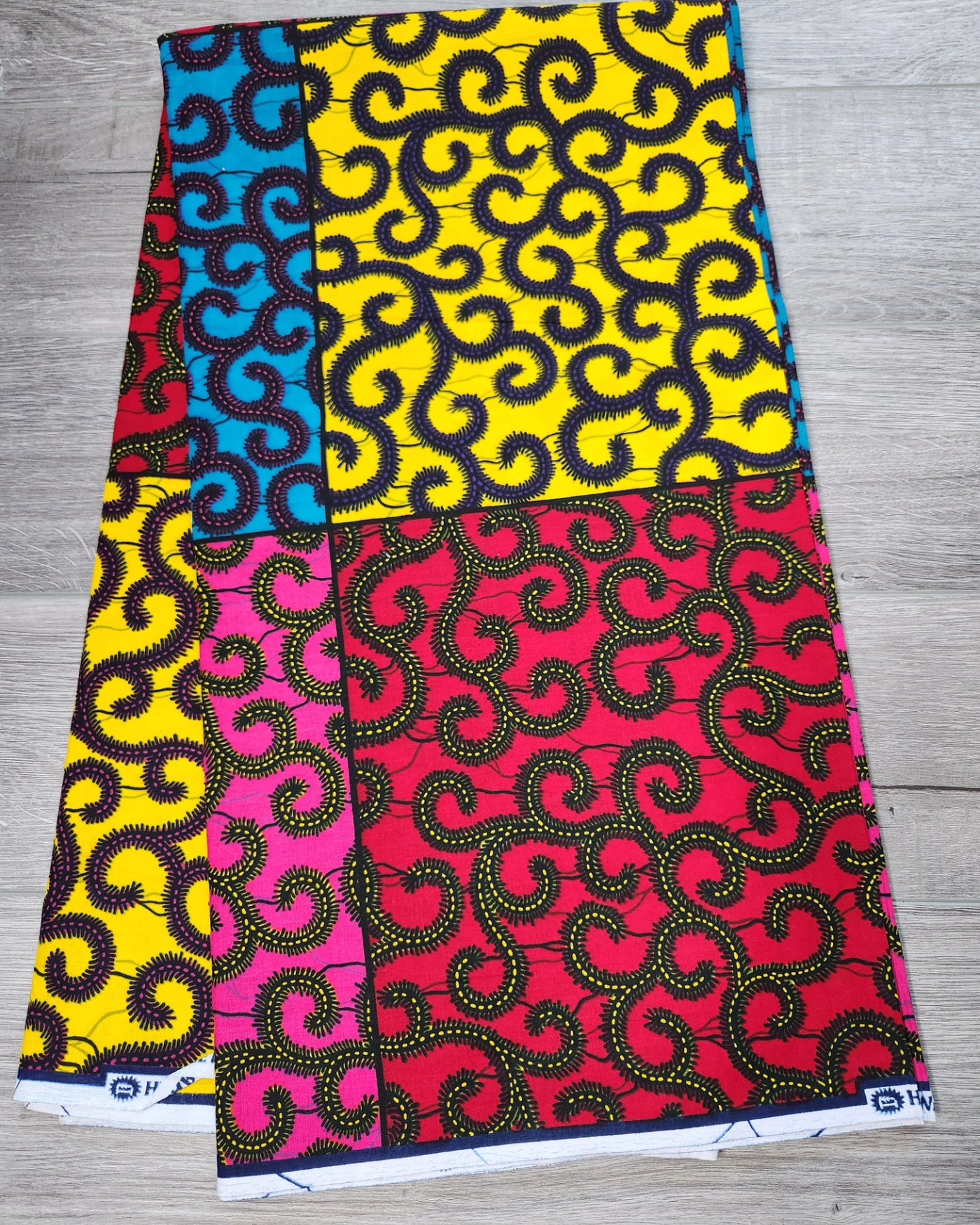 Patchwork African Print Fabric, Ankara Fabric