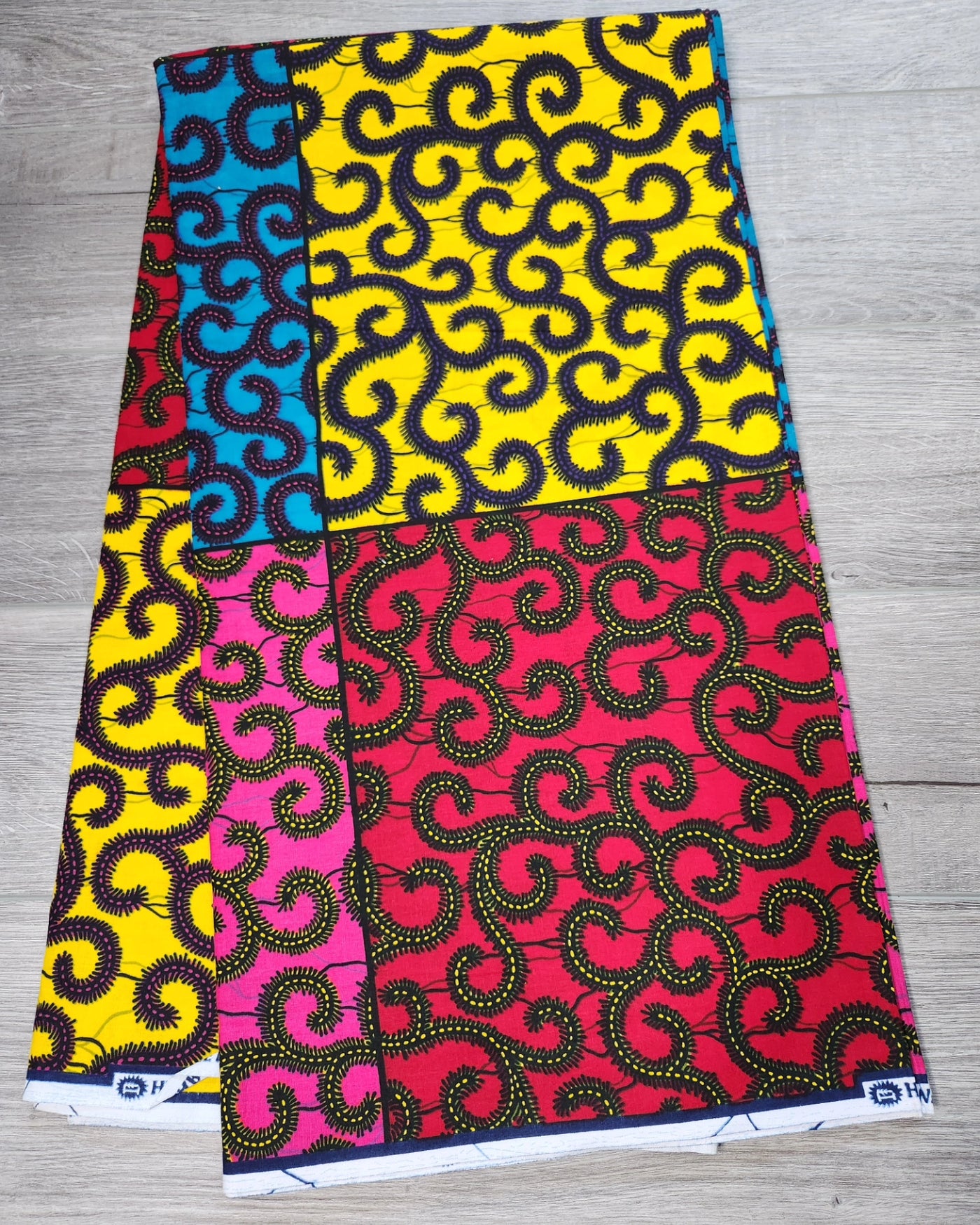 Patchwork African Print Fabric, Ankara Fabric