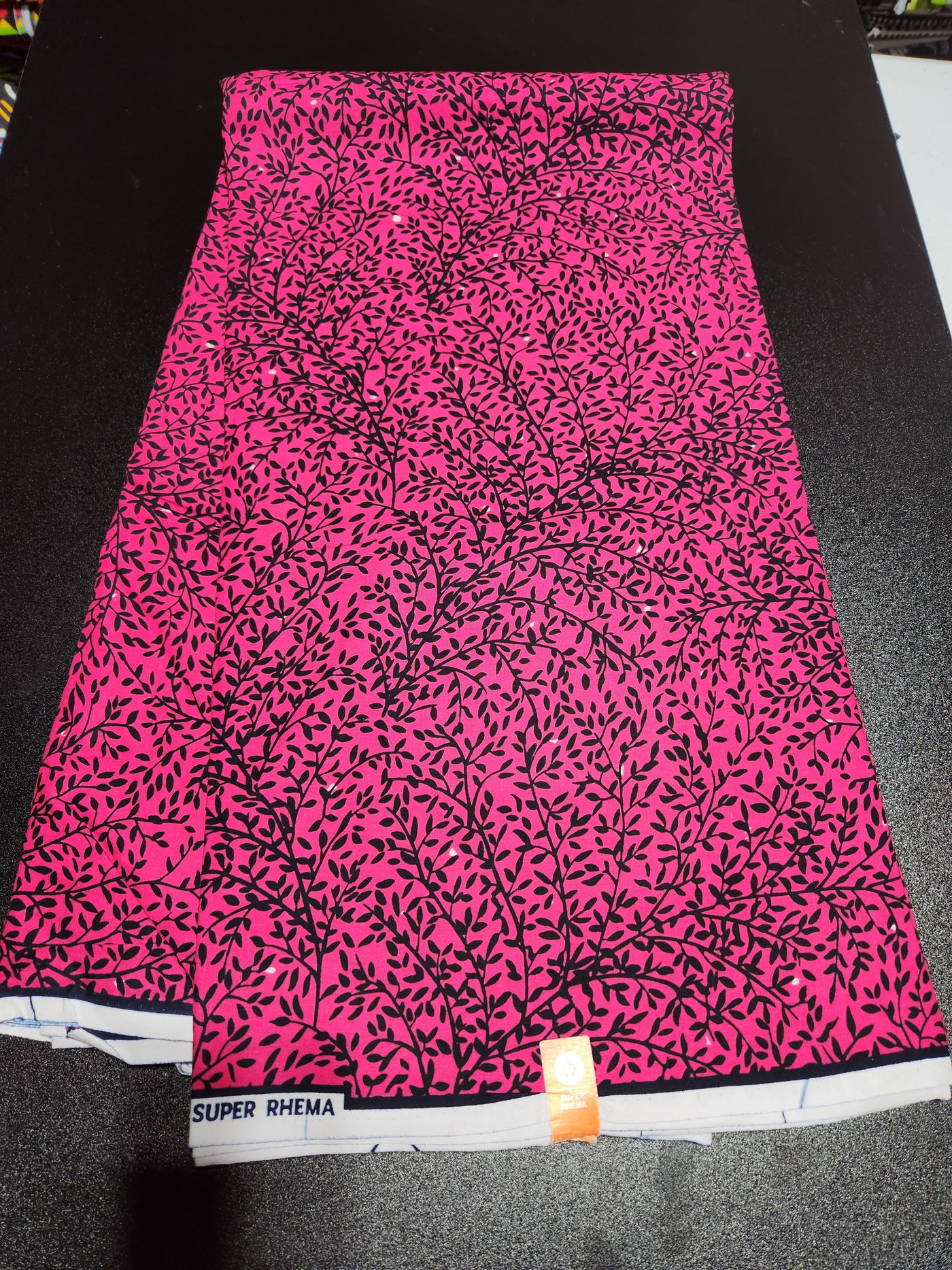 Pink Ankara Print Fabric