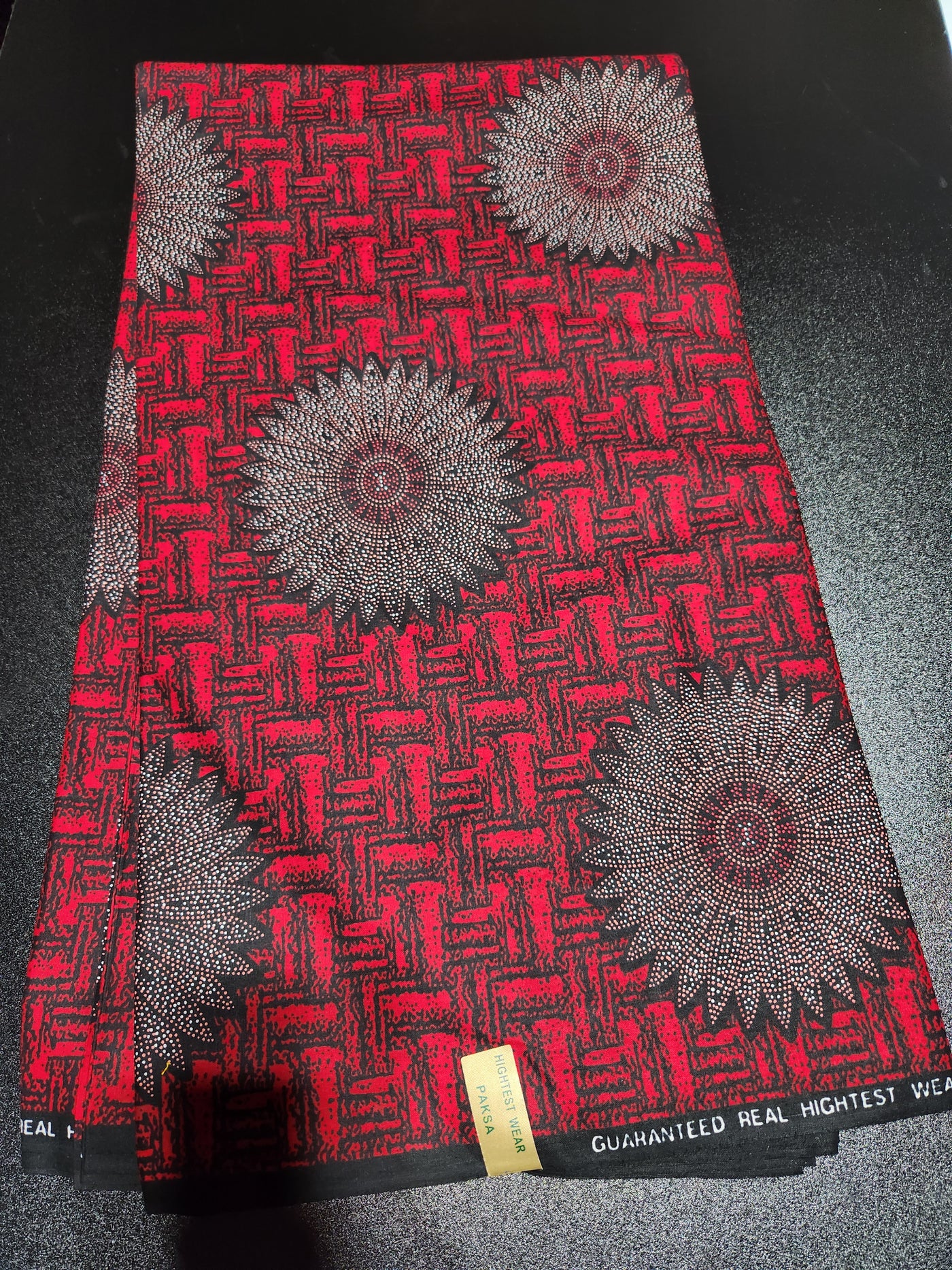 Red Ankara Print Fabric – Afrique Clothing store