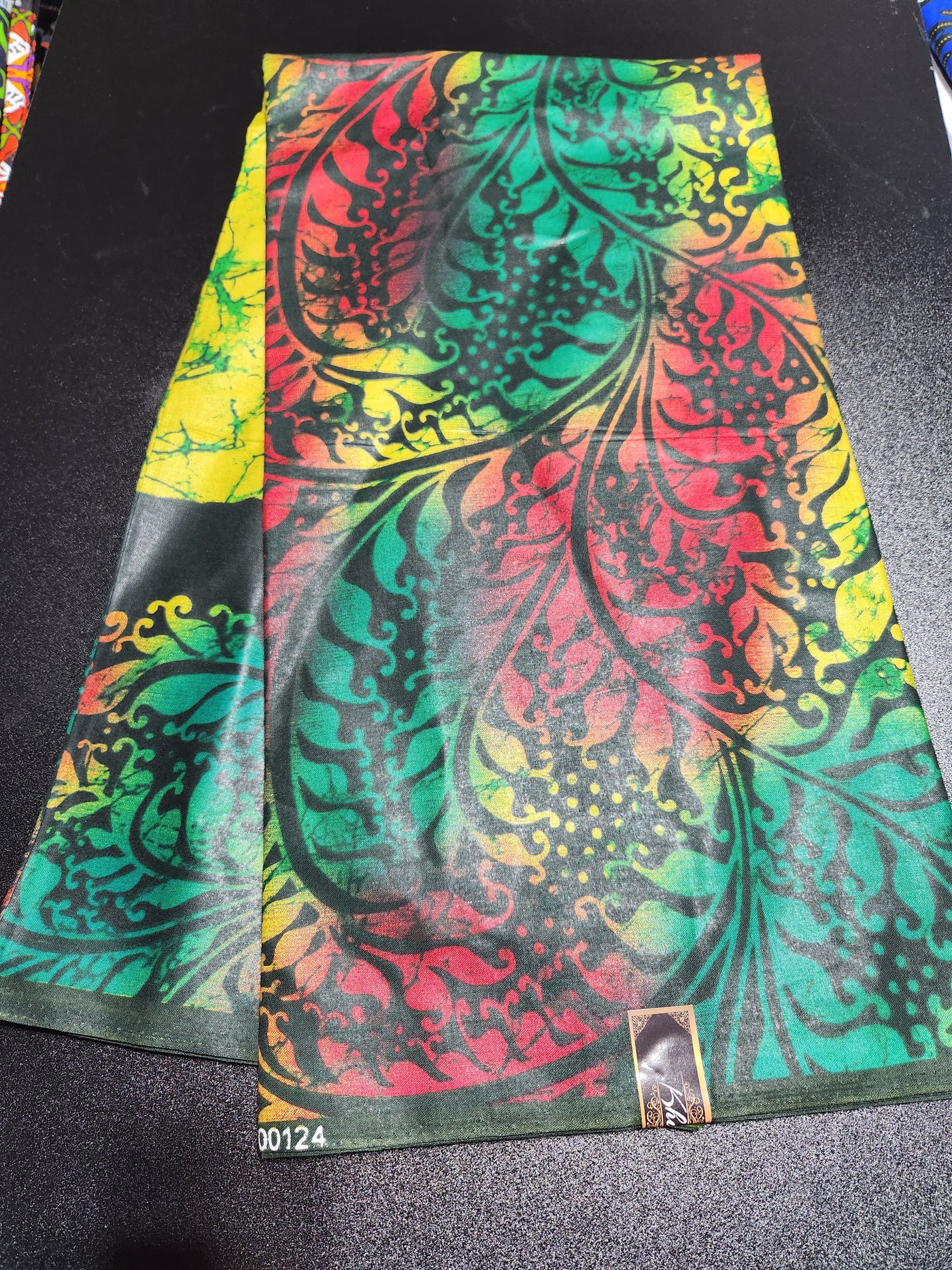 Green Batik Ankara Print Fabric