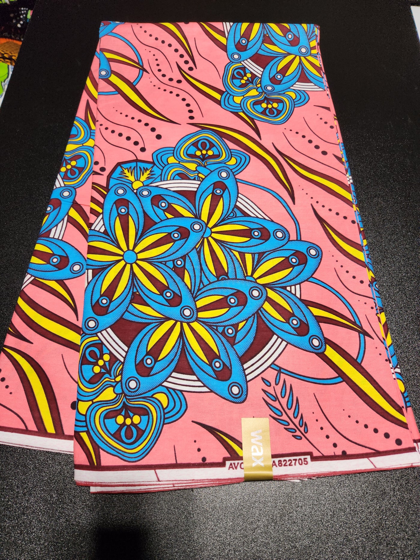 Pink Ankara Print Fabric