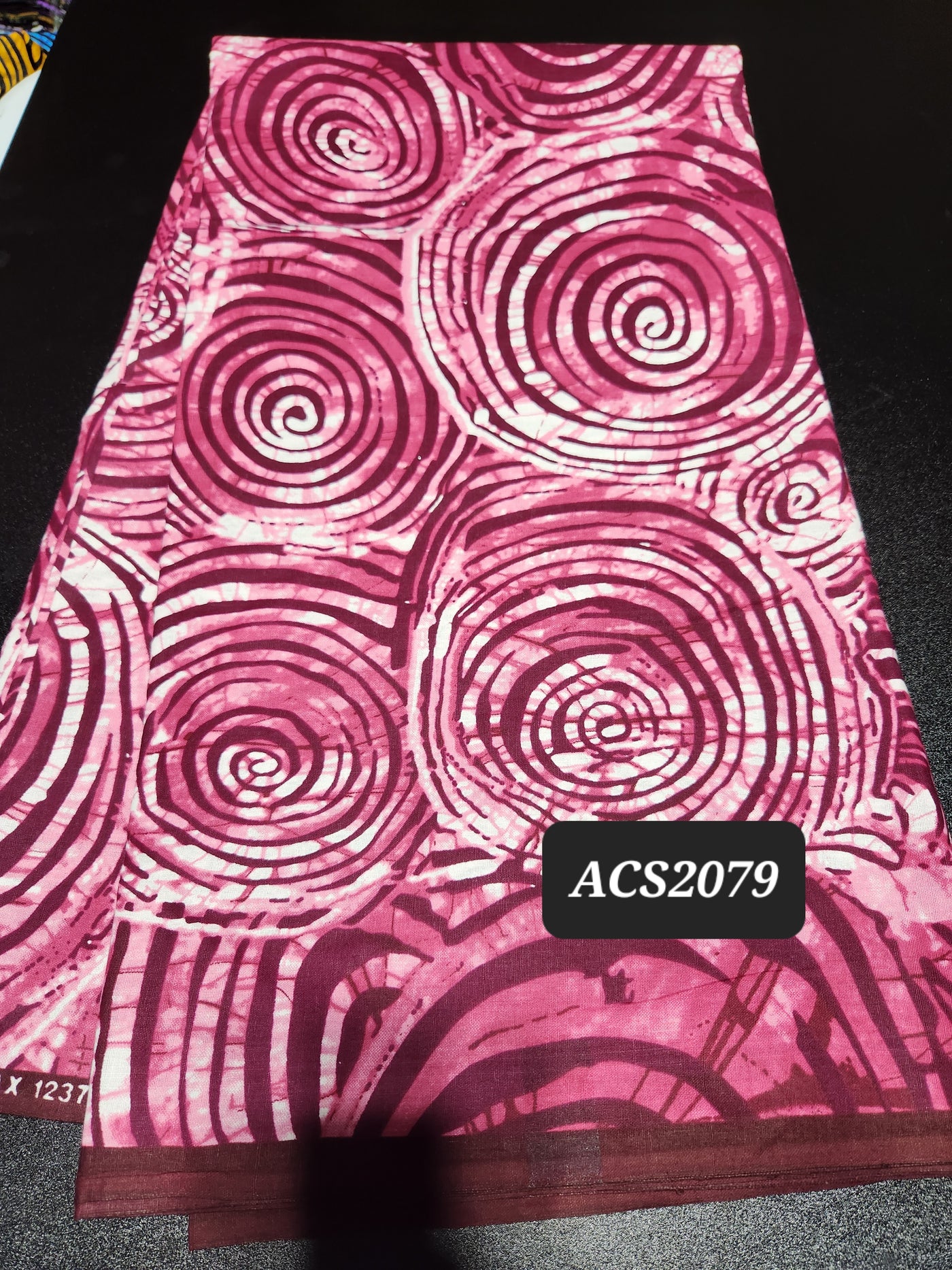 Pink Tie-dye Ankara Fabric ACS2079