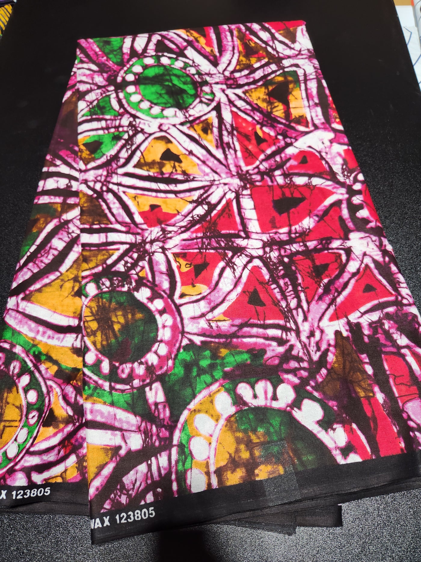 Pink Tie-dye Ankara Fabric ACS2077