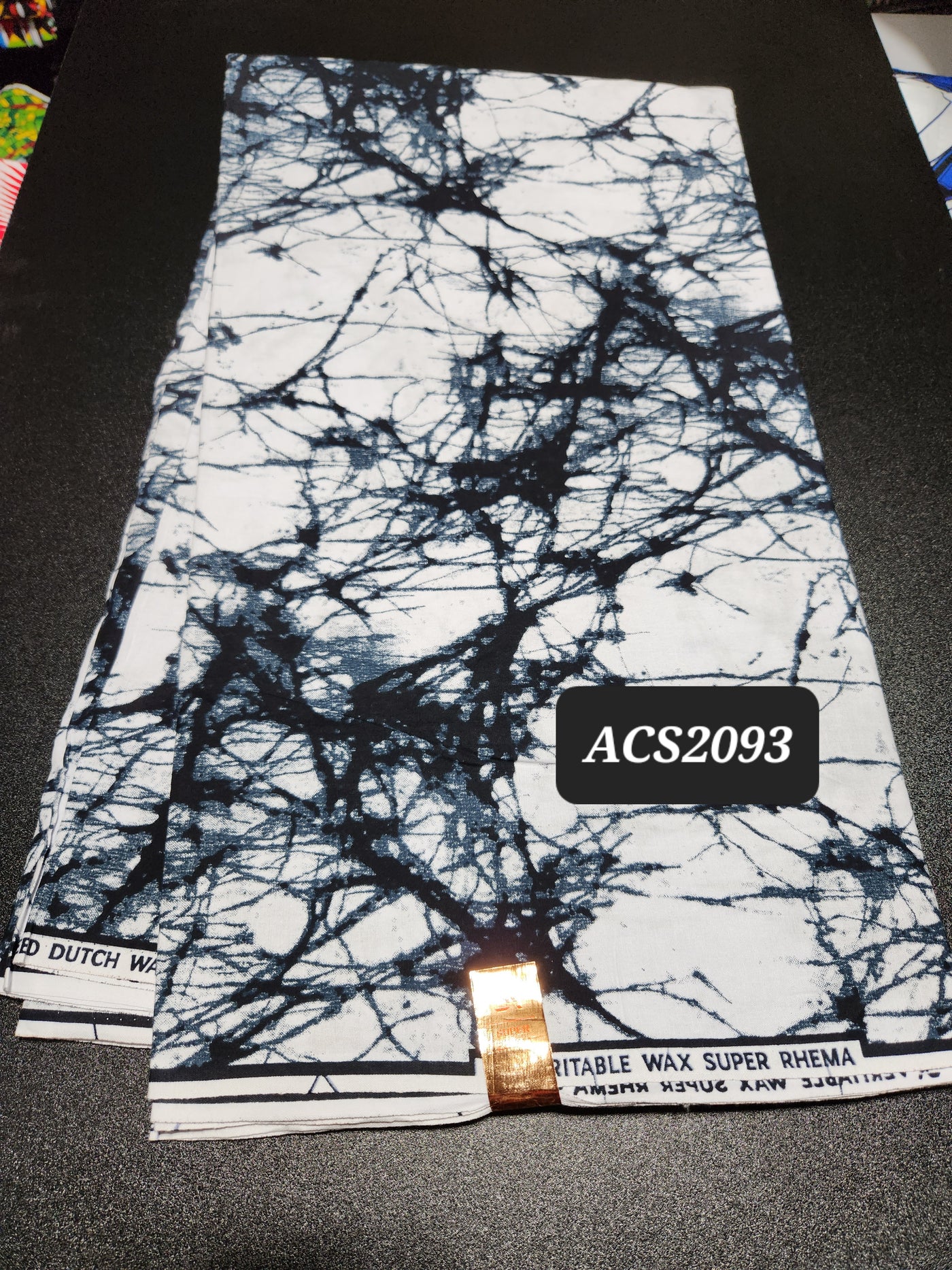 Monochrome Ankara Print Fabric ACS2093