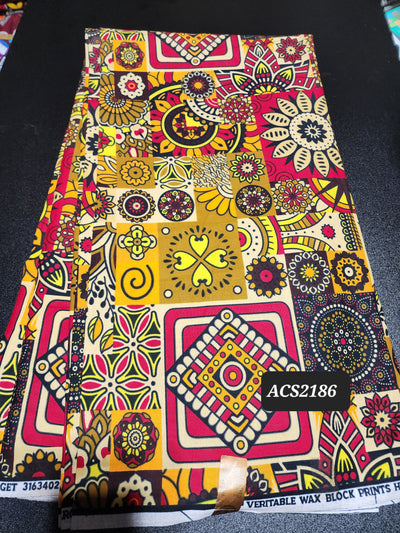 Ankara Print Fabric, ACS2186
