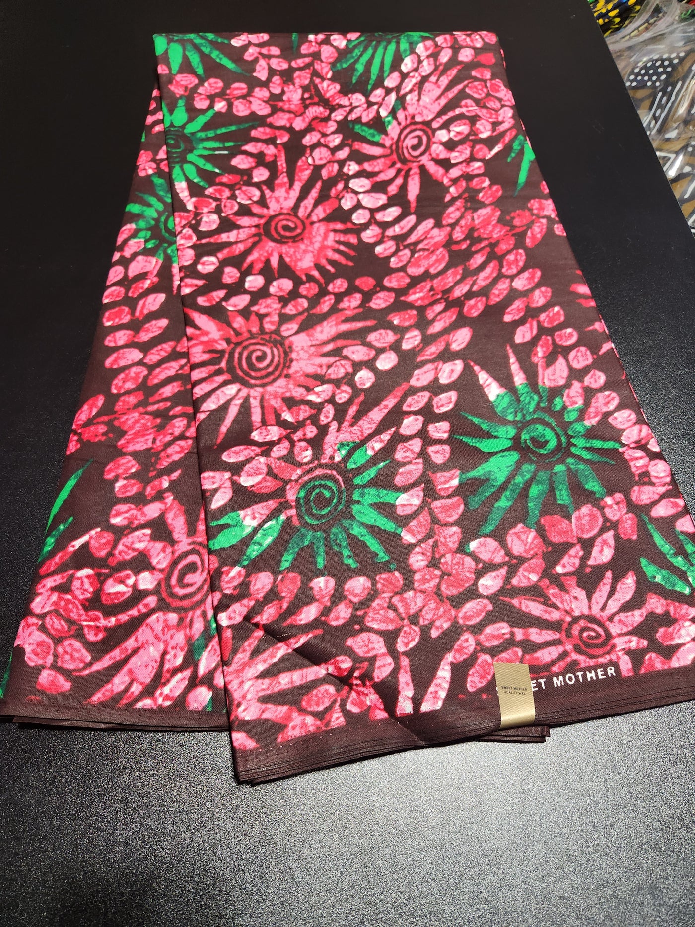 Pink African Print Fabric