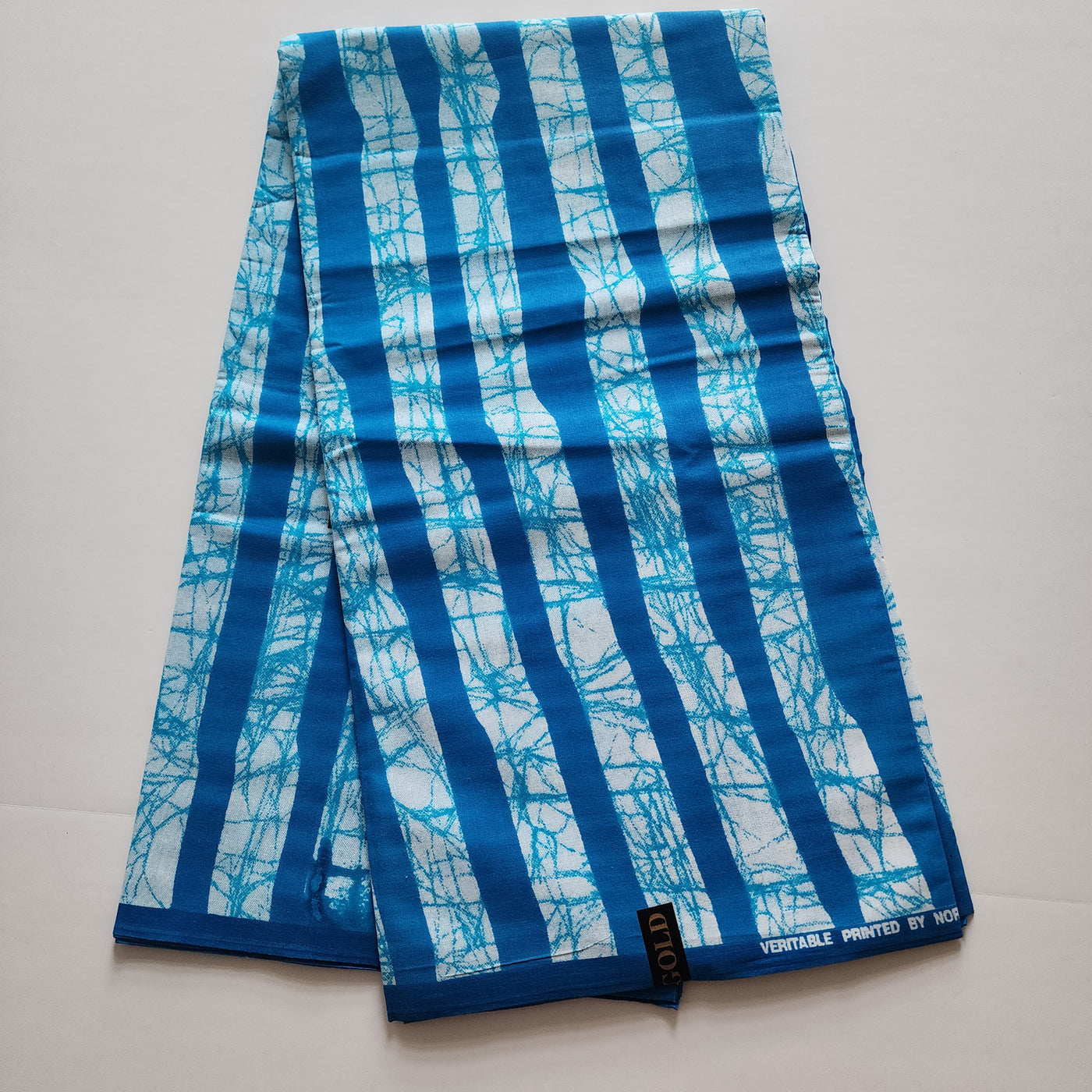 Blue and White Ankara Fabric, 100% Cotton Fabric AF414