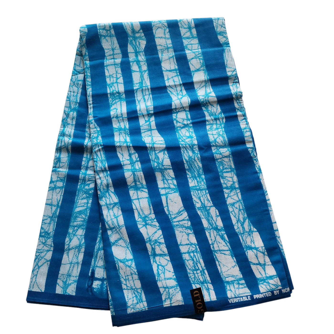 Blue and White Ankara Fabric, 100% Cotton Fabric AF414
