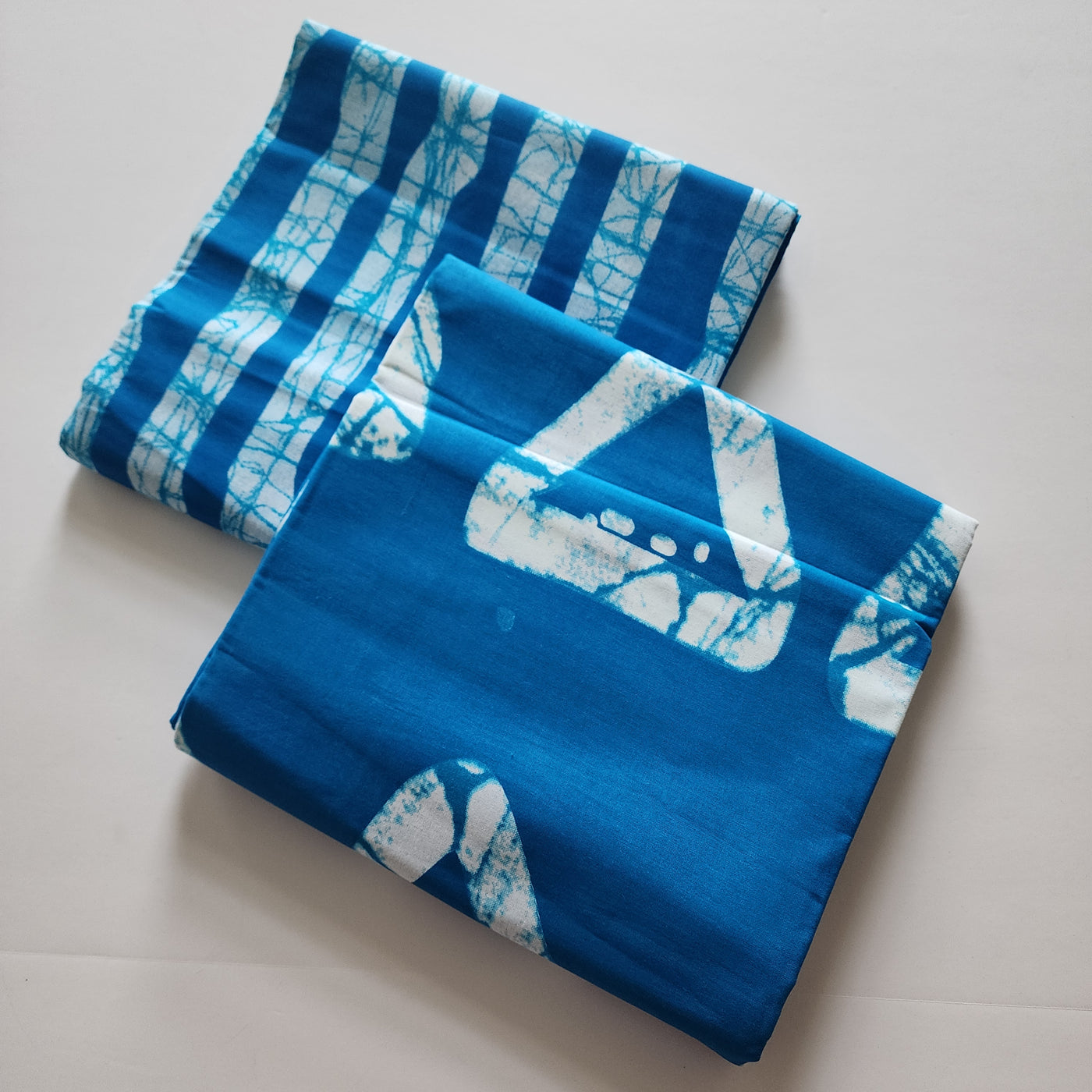 Mix and Match African Print Fabric, Ankara Fabric, 100% Cotton Fabric, Wax Print Fabric, Blue and White Fabric