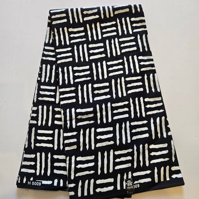 Black and White Tribal Ankara Fabric, Black and White African Print Fabric, Monochrome Fabric, 100% Cotton Fabric, AF424