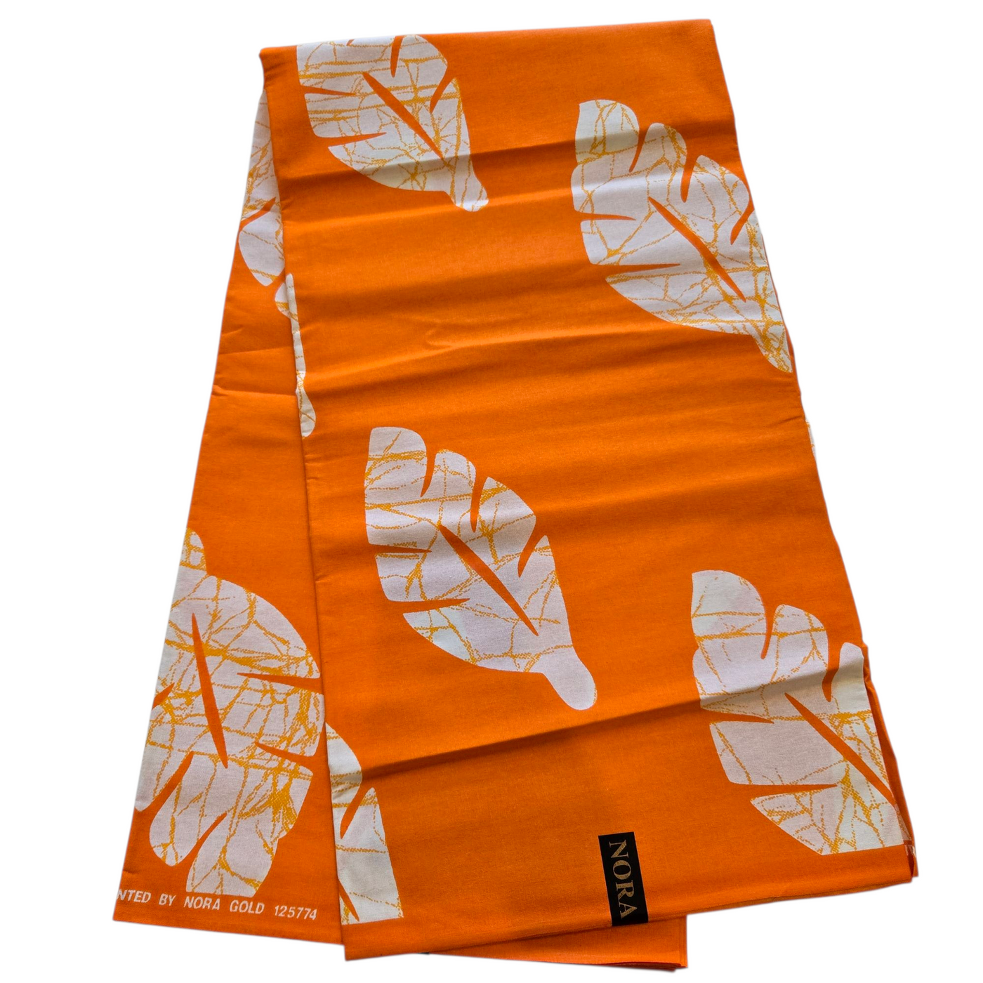 Yellow Gold and White Ankara Fabric, 100% Cotton Fabric AF416