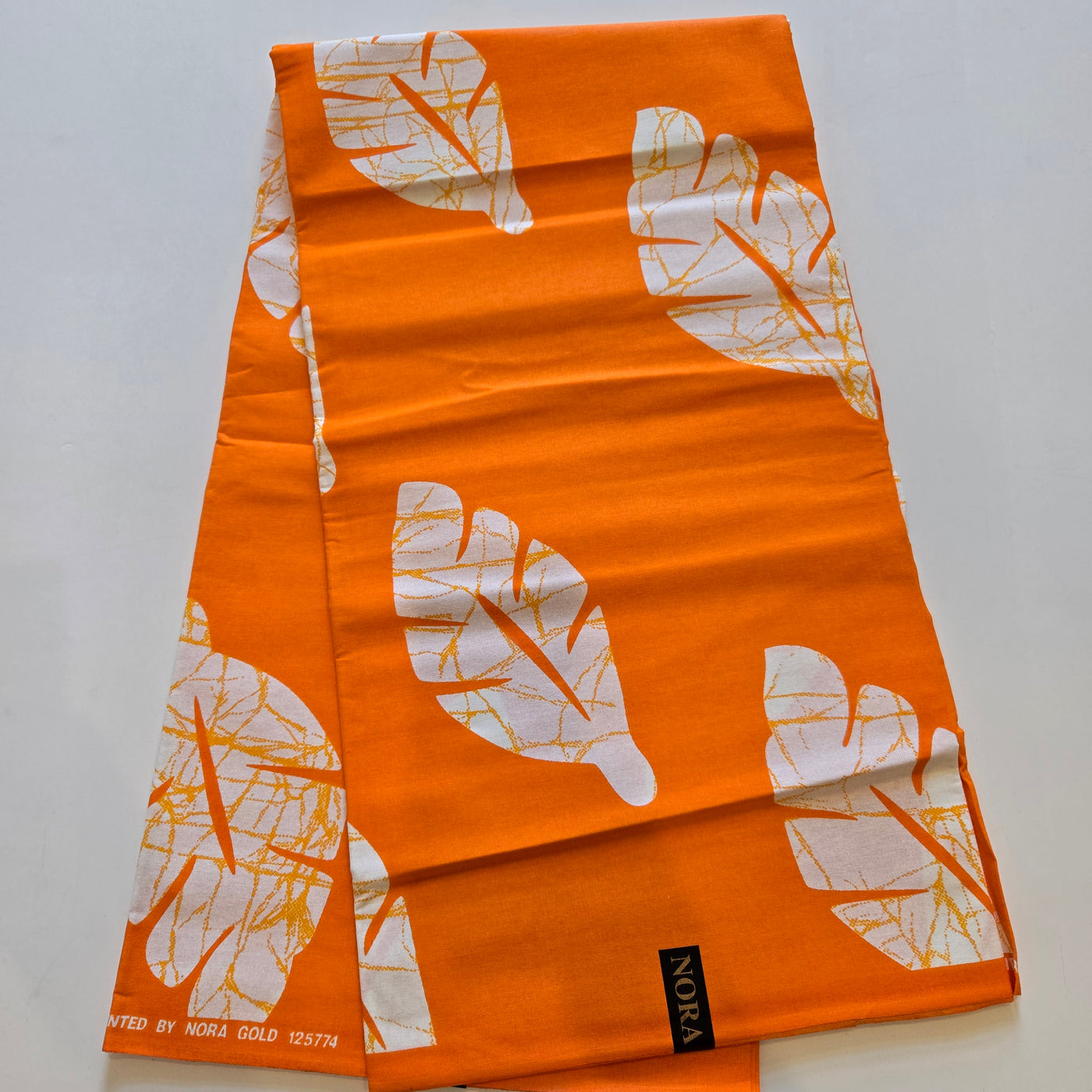 Yellow Gold and White Ankara Fabric, 100% Cotton Fabric AF416