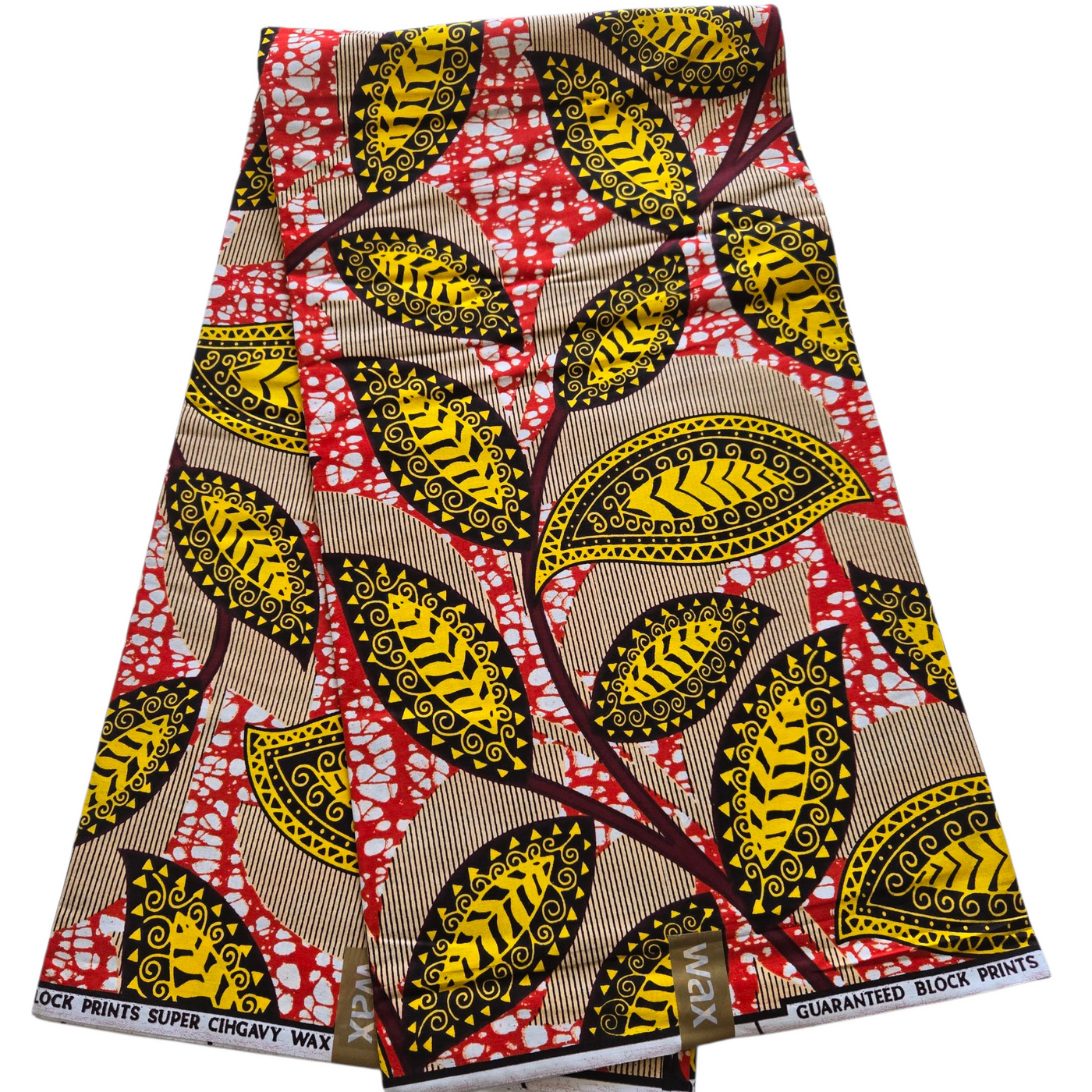 Yellow and Orange Ankara Fabric, African Print Fabric, 100% Cotton Fabric AF434