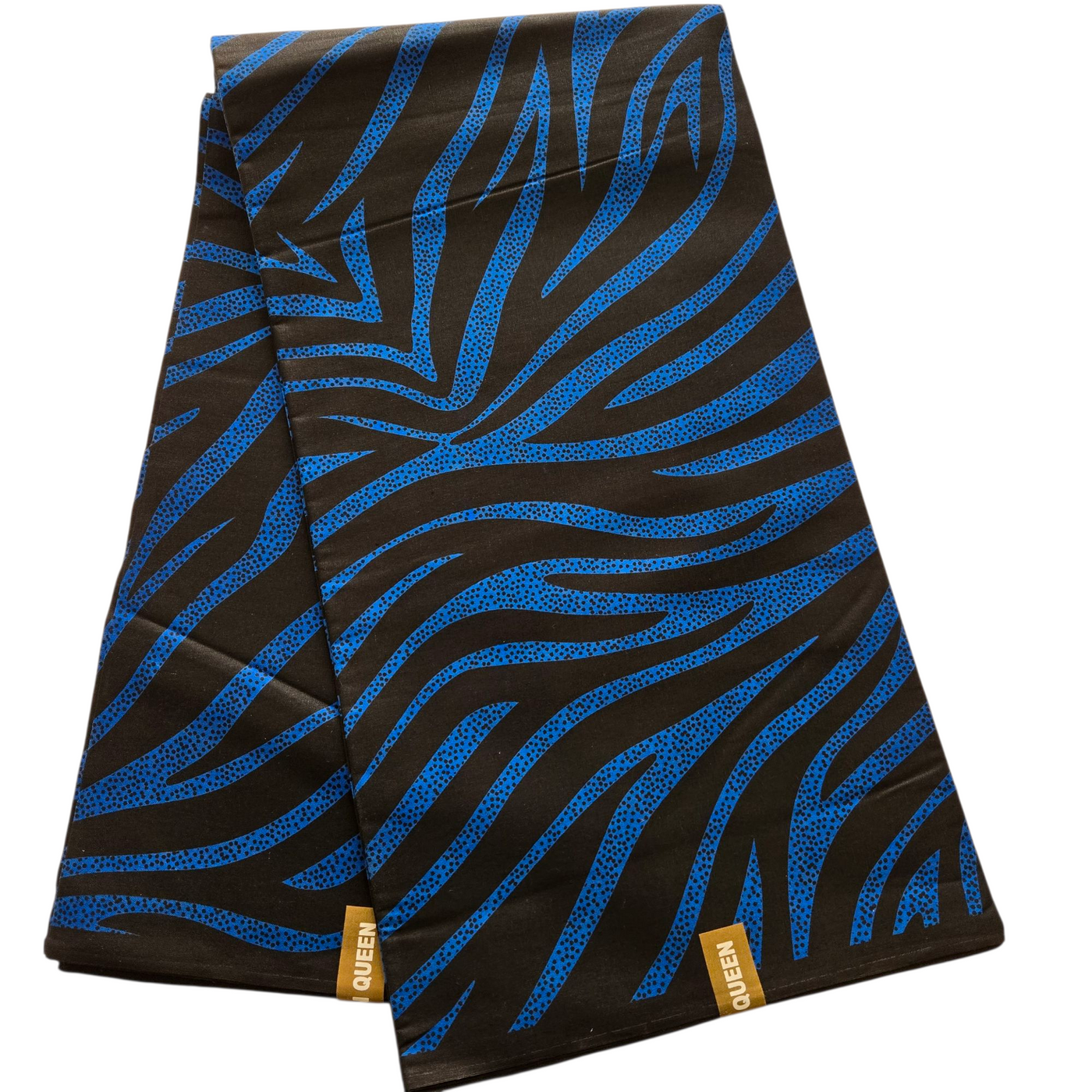 Blue and Black Swirl Ankara Fabric, 100% Cotton Fabric AF439