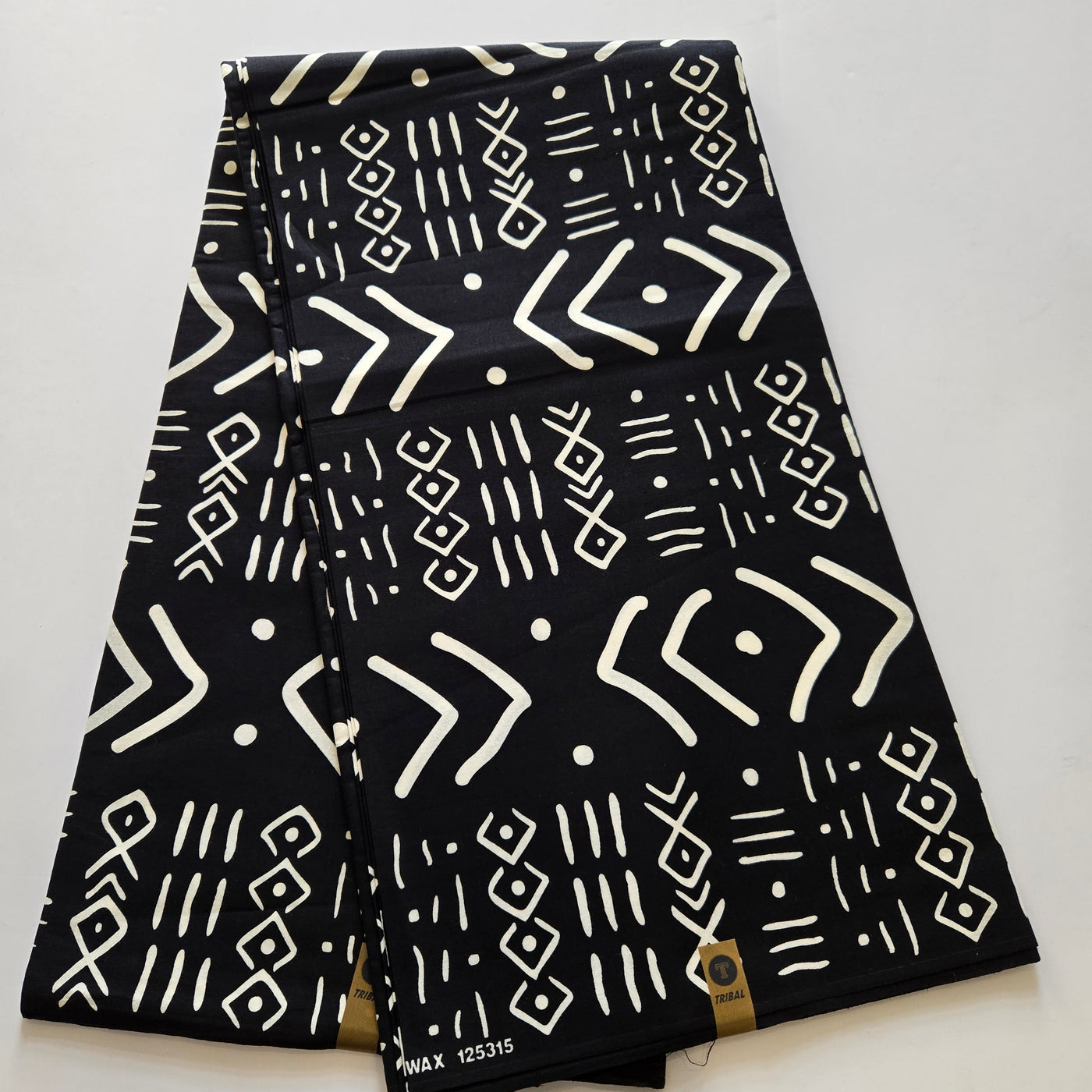 Black and White Tribal Ankara Fabric, Black and White African Print Fabric, Monochrome Fabric, 100% Cotton Fabric, AF445