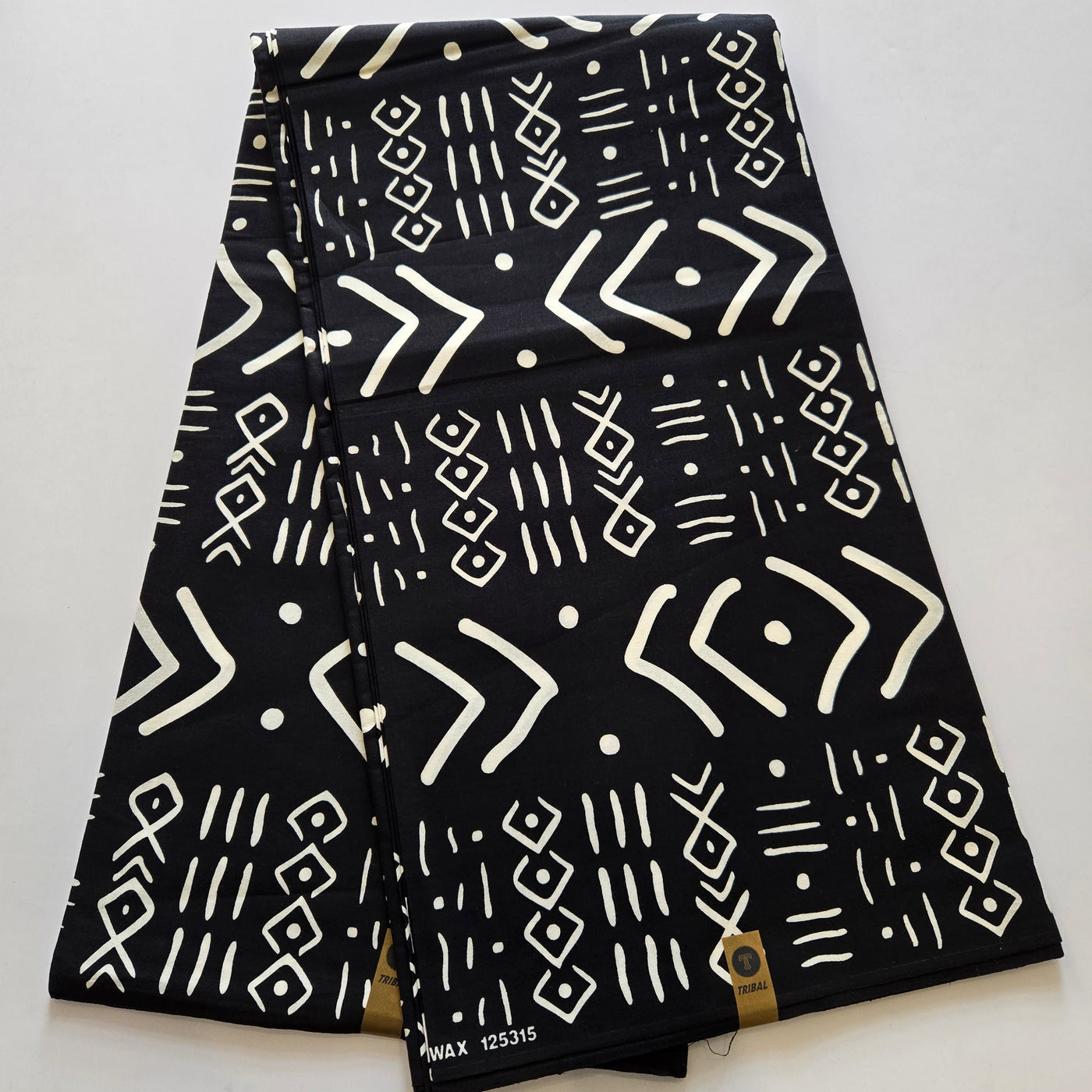 Black and White Tribal Ankara Fabric, Black and White African Print Fabric, Monochrome Fabric, 100% Cotton Fabric, AF445