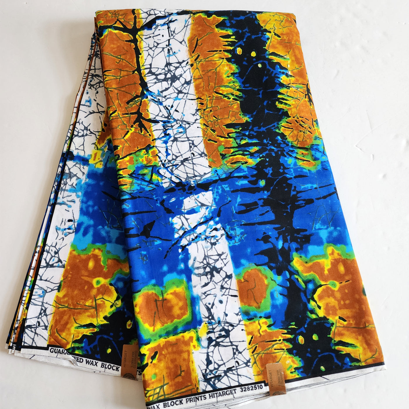 Blue Tie-dye Ankara Fabric, 100% Cotton Fabric AF459