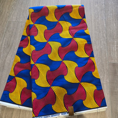 Multicolor Ankara Fabric, 100% Cotton Fabric AF460