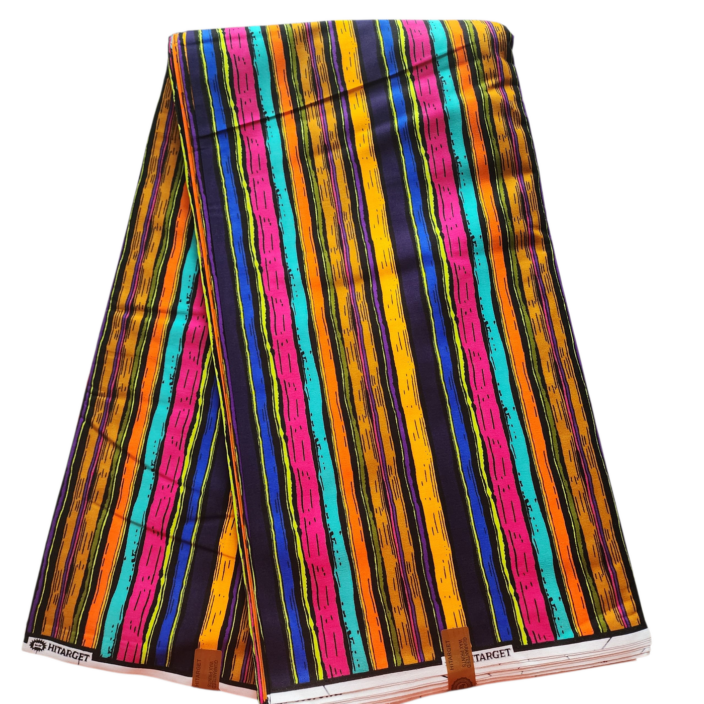 Yellow, Blue and Pink Ankara Fabric, African Print Fabric, 100% Cotton Fabric AF466