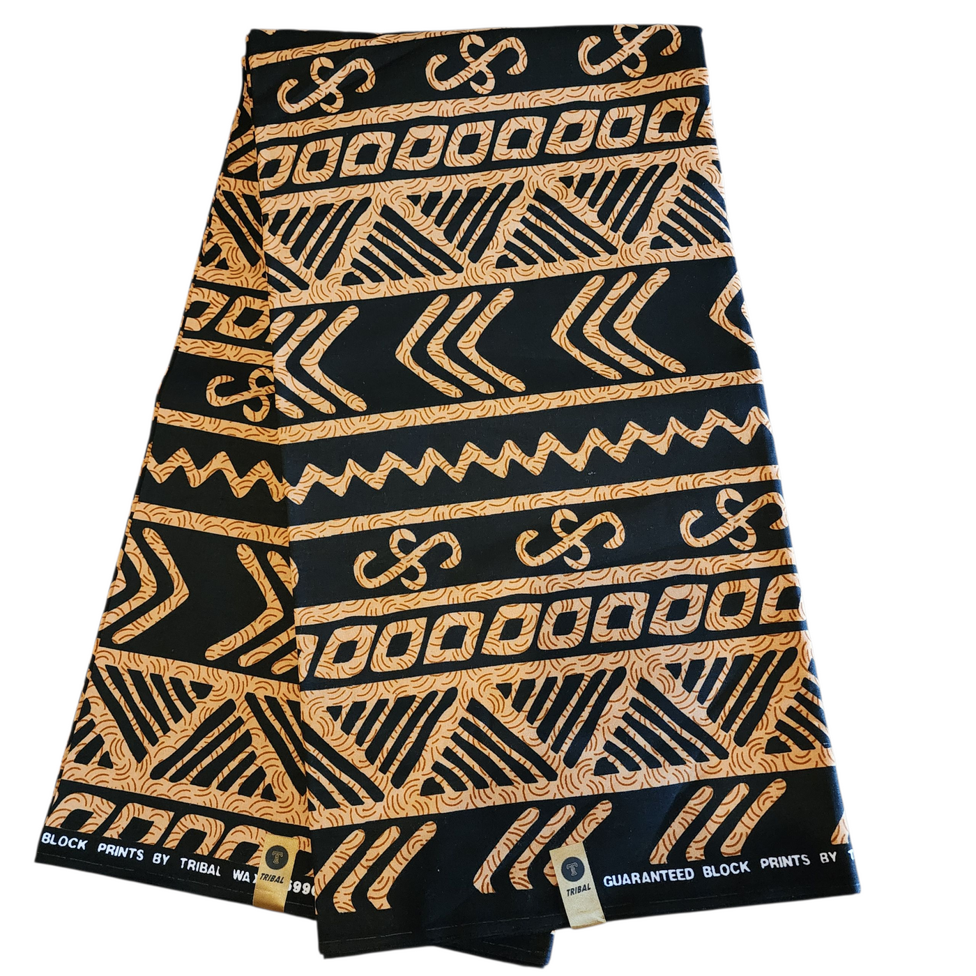 Black and Brown Tribal Ankara Fabric, 100% Cotton Fabric AF463
