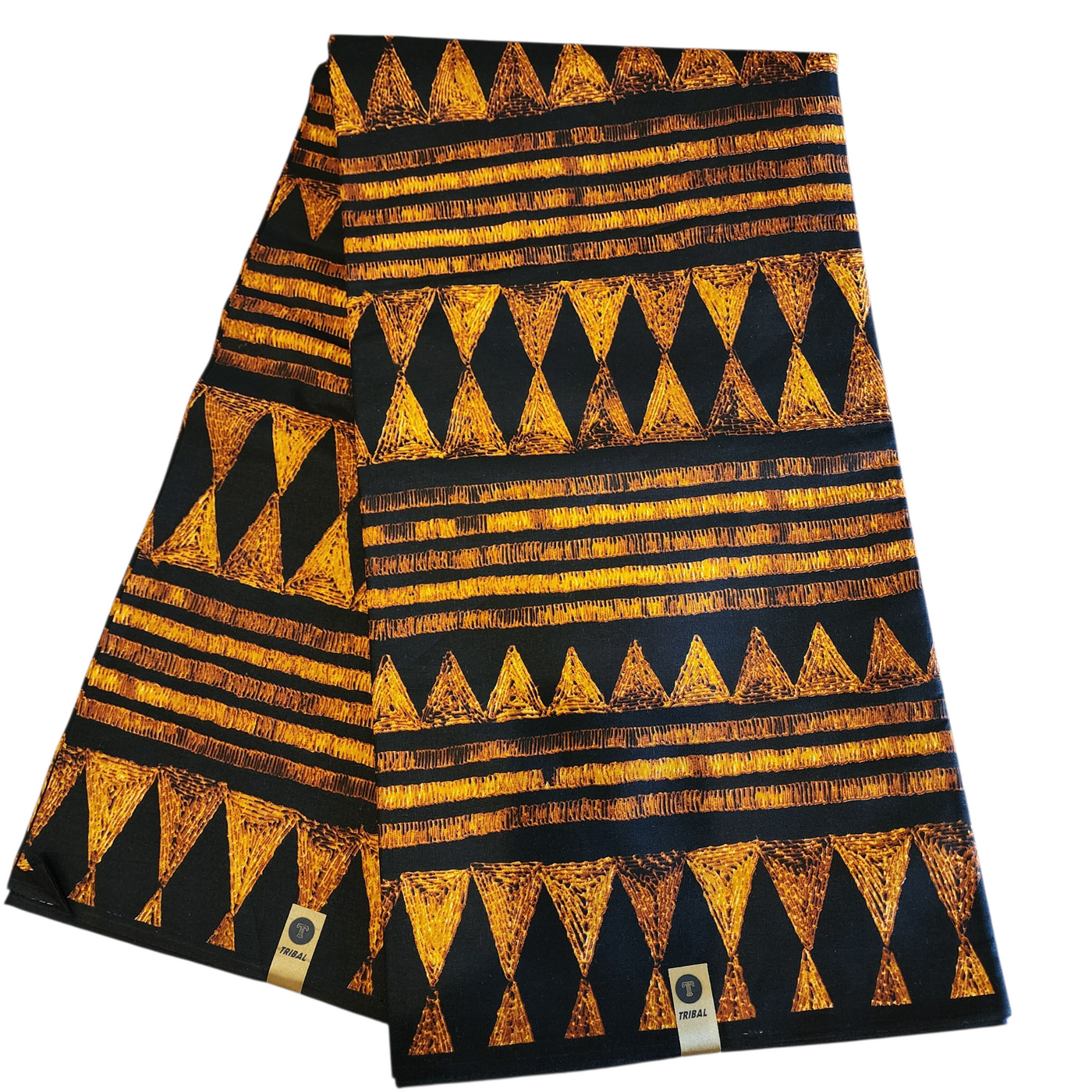 Black and Brown Tribal Ankara Fabric, 100% Cotton Fabric AF463