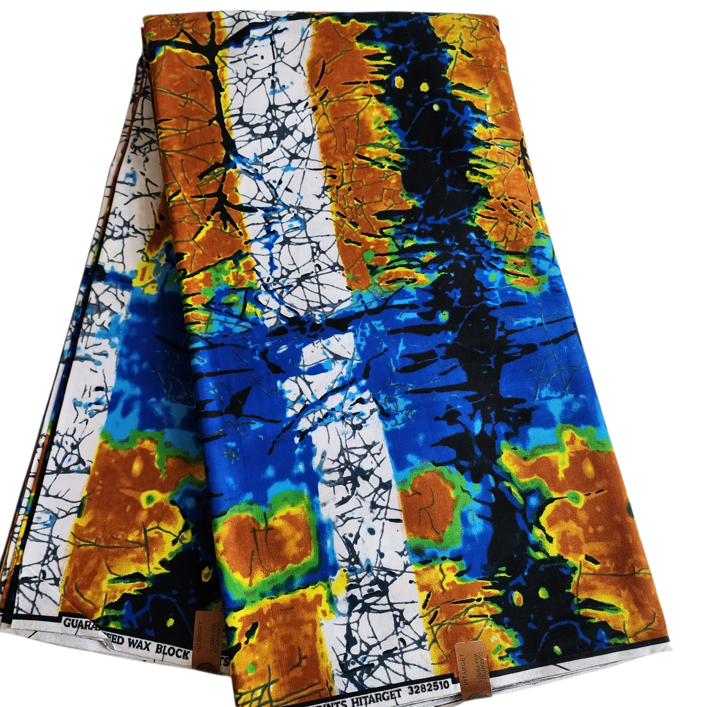 Blue Tie-dye Ankara Fabric, 100% Cotton Fabric AF459