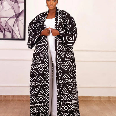 Monochrome Ankara Print Fabric ACS2187