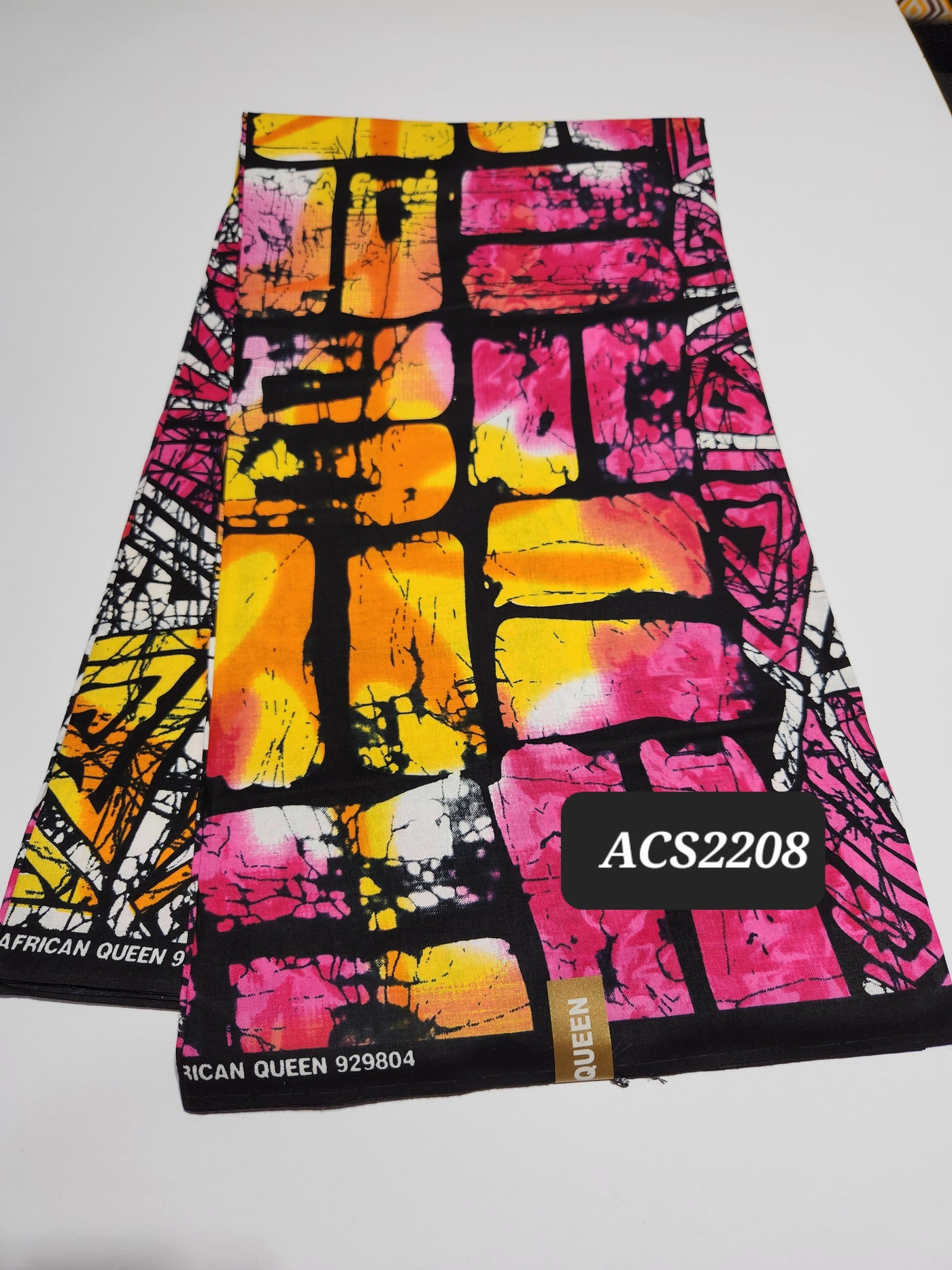 Pink Ankara Print Fabric ACS2208