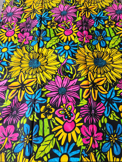 Multicolor African Print Fabric, Ankara Fabric, AF188