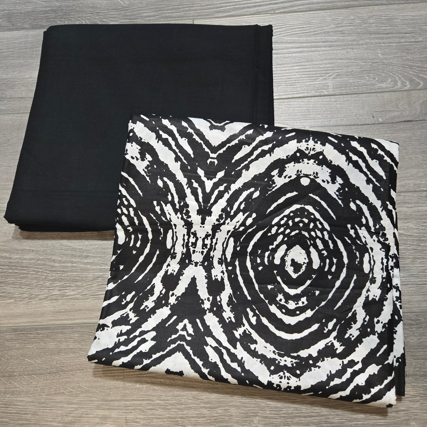 Black and White Monochrome Mix and Match African Print Fabric, Ankara Fabric, 100%Cotton Fabric