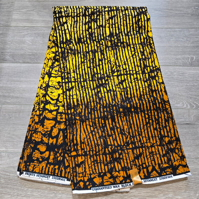 Brown and Beige African Print Fabric, Ankara Fabric, 100% Cotton Fabric, AF375