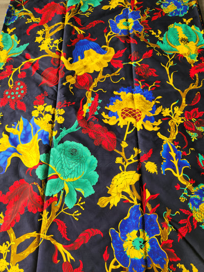 Navy and Red African Print Fabric, Ankara Fabric, AF182