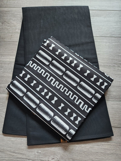 Monochrome Mix and Match African Fabric
