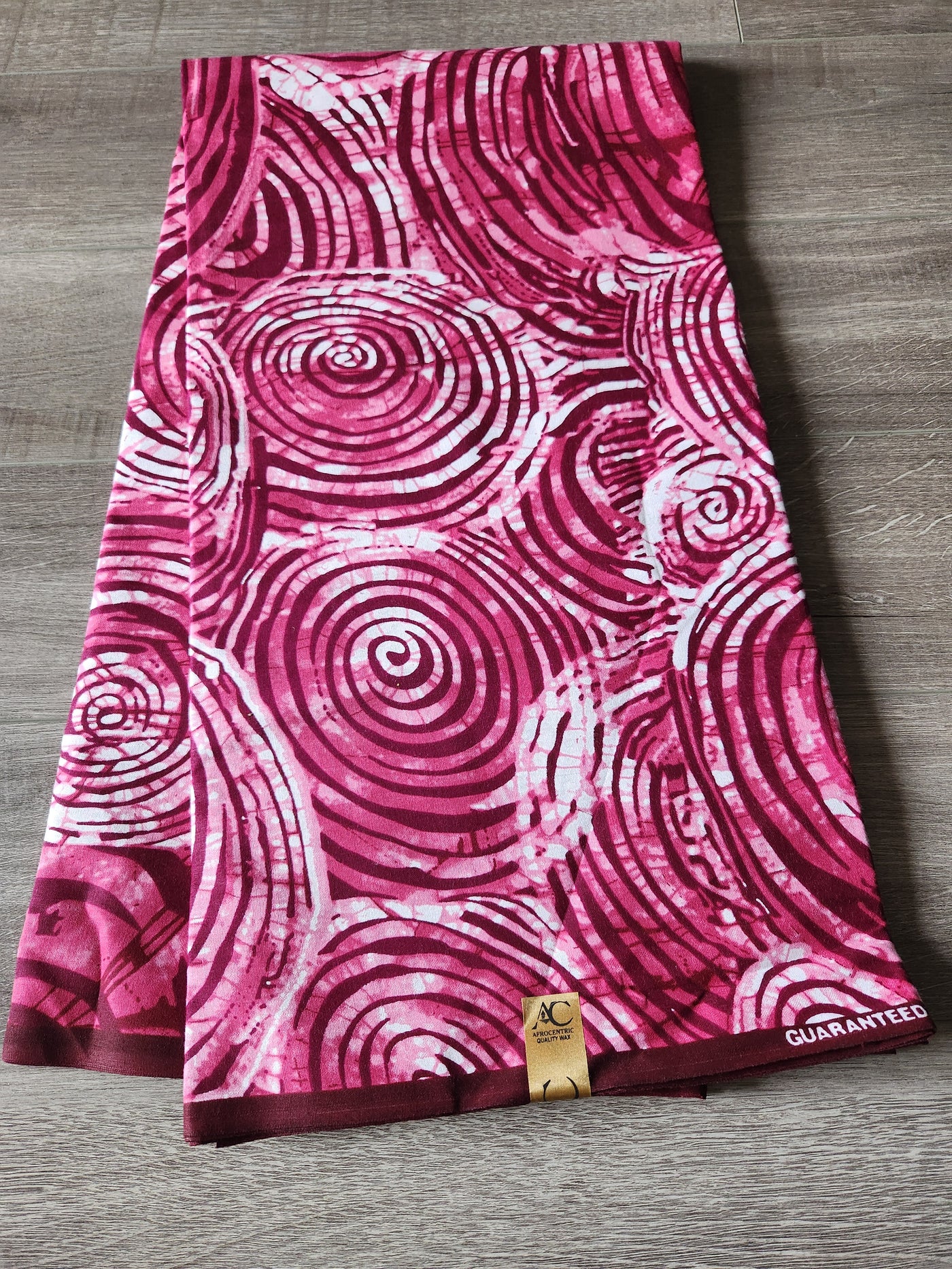 Pink Tie-Dye Ankara Print Fabric