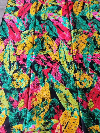 Multicolor African Print Fabric, Ankara Fabric, AF187