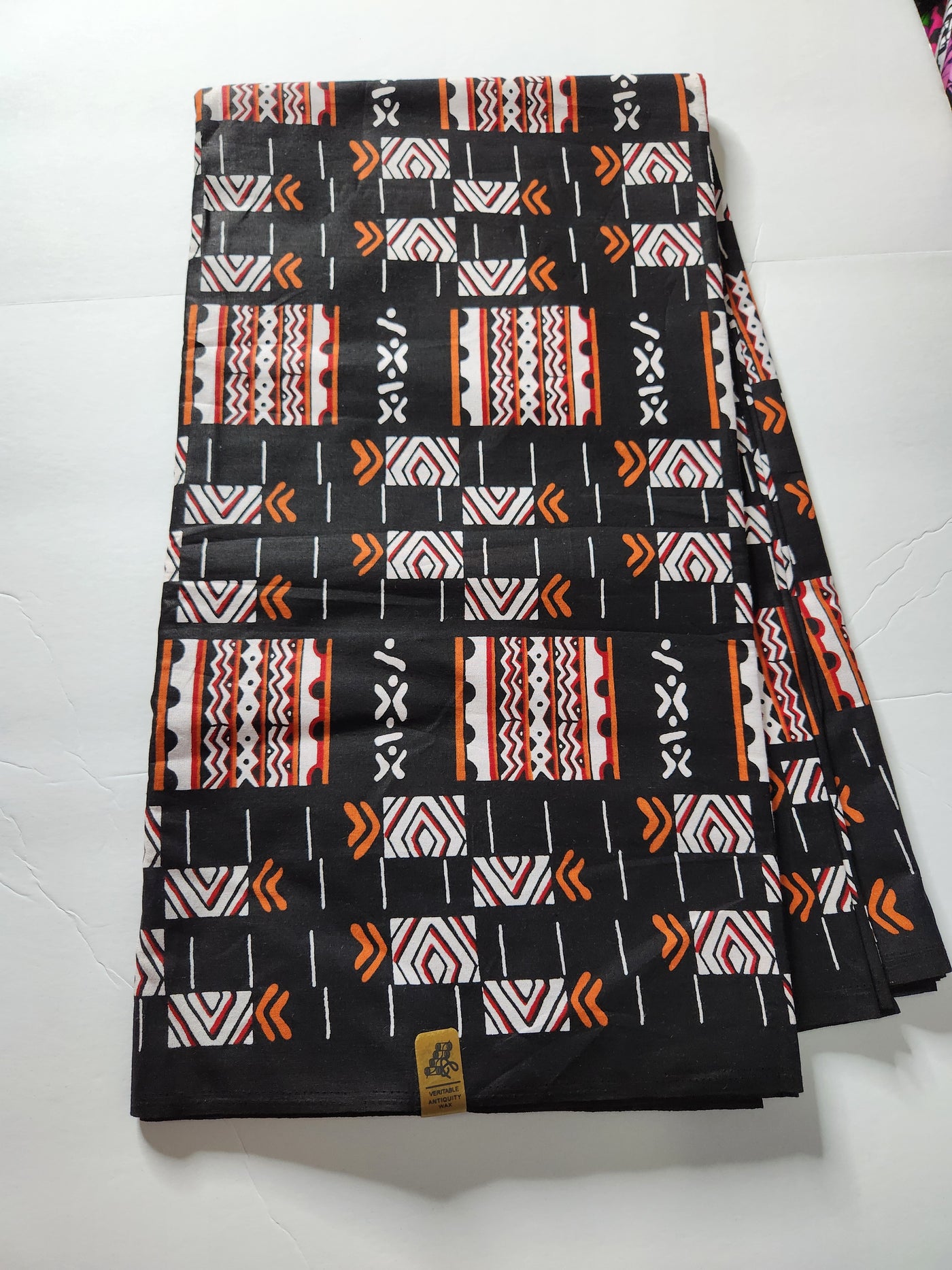 Black and Brown Luxury Tribal Ankara Fabric