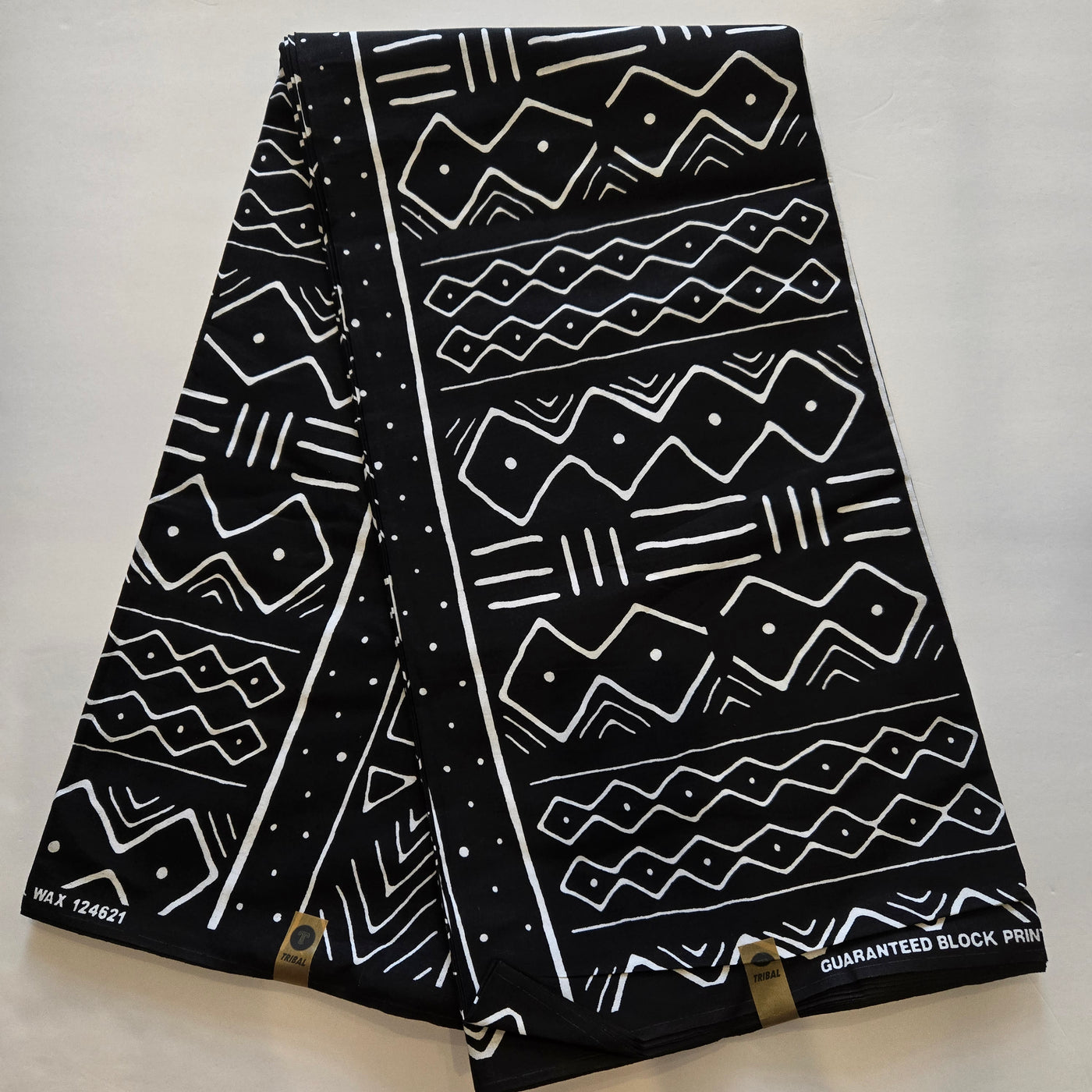 Black and White African Print Fabric, Monochrome Fabric, Ankara Fabric, AF312