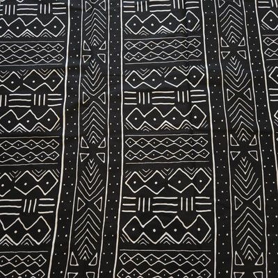 Black and White African Print Fabric, Monochrome Fabric, Ankara Fabric, AF312