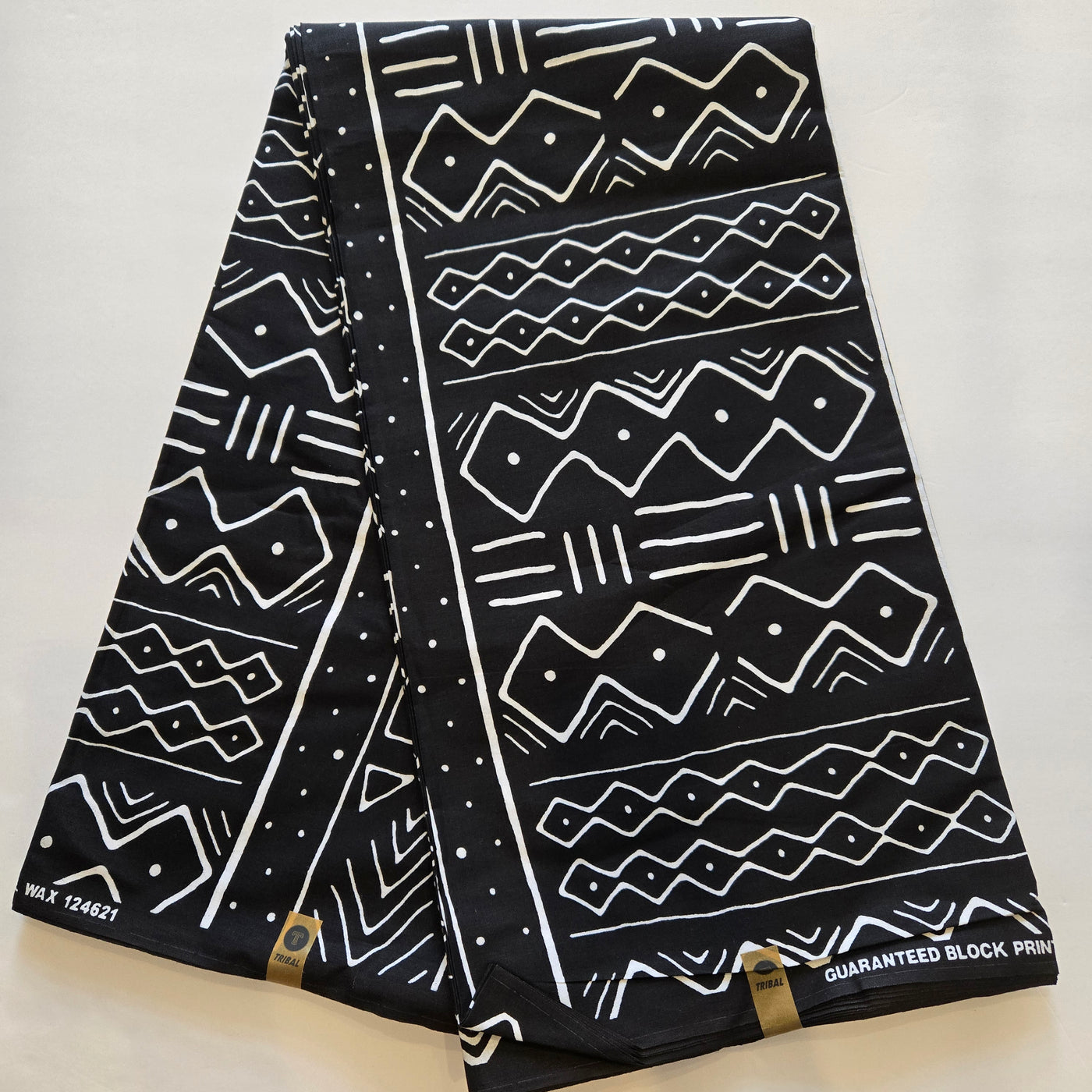 Black and White African Print Fabric, Monochrome Fabric, Ankara Fabric, AF312