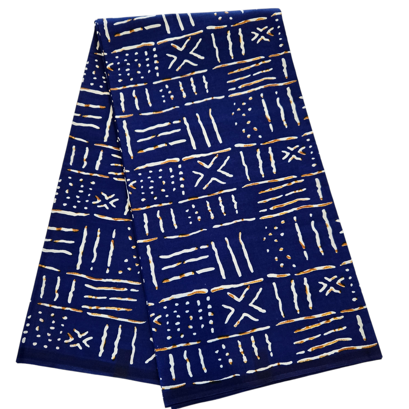 Blue and Black Mix and Match Tribal African Print Fabric, Ankara Fabric