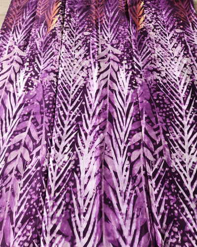 Purple and Gray African Print Fabric, Ankara Fabric, AF103