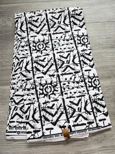 Monochrome Mix and Match Ankara Fabric