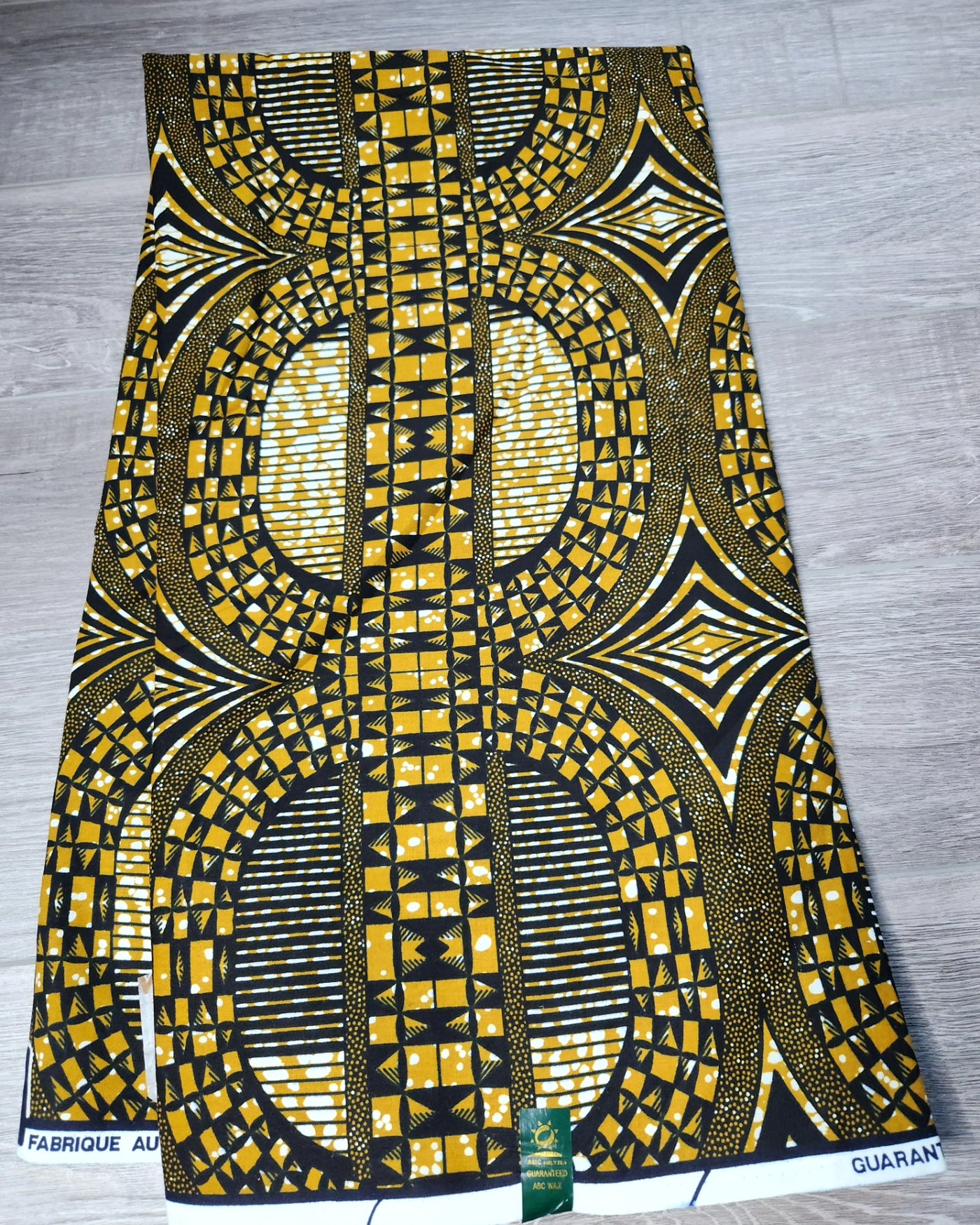 Brown African Print Fabric, Ankara Fabric