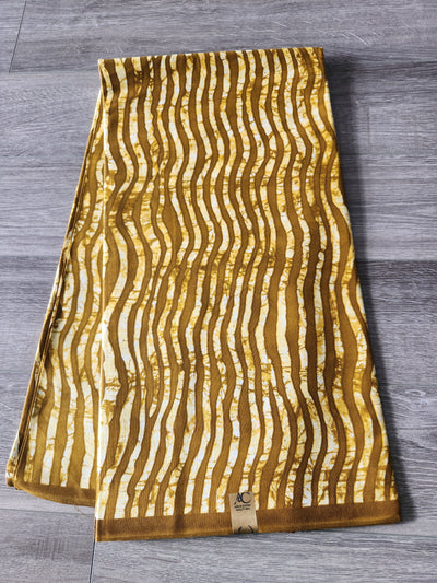 Yellow and Gold Multicolor Mix and Match African Fabric