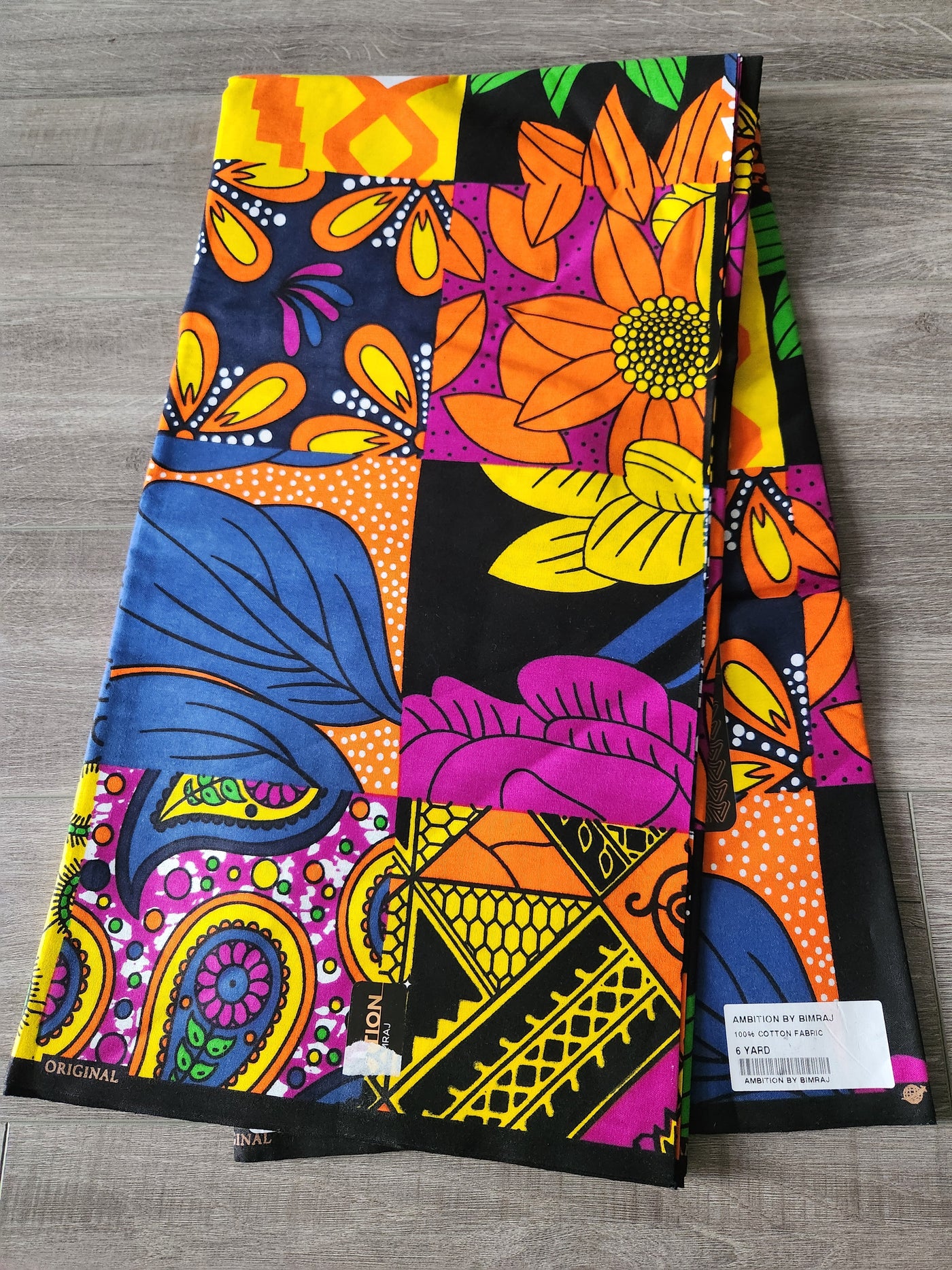 Patchwork African Print Fabric, Ankara Fabric AF60