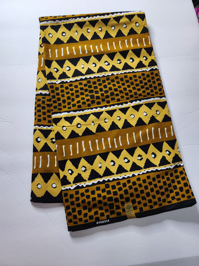 Brown Luxury Tribal Ankara Fabric