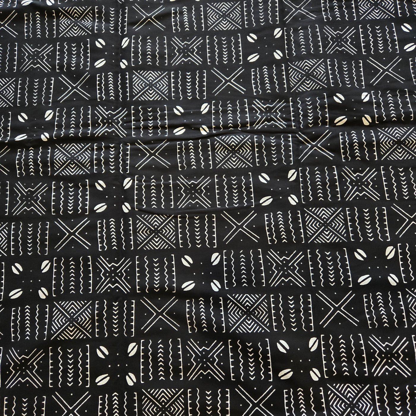 Black and White African Print Fabric, Monochrome Fabric, Ankara Fabric, AF313