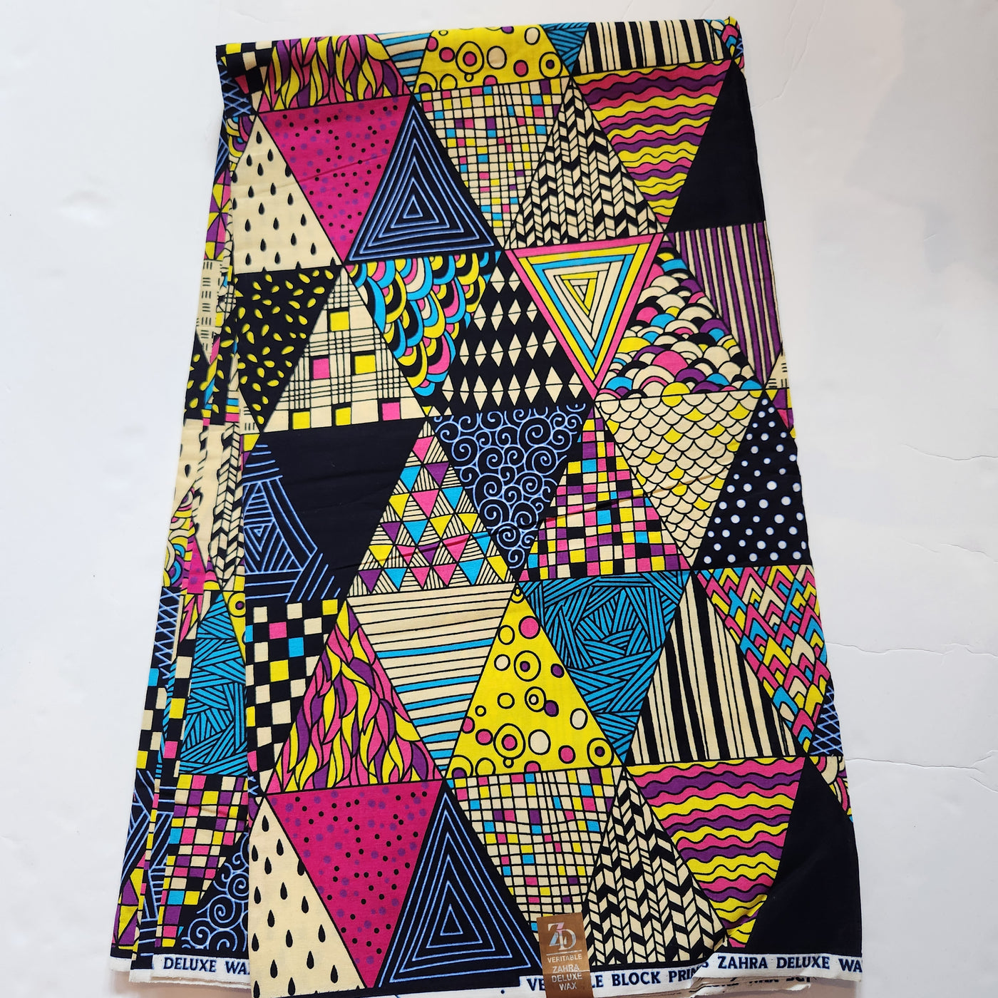 Yellow and Pink Mix and Match African Print Fabric, Ankara Fabric