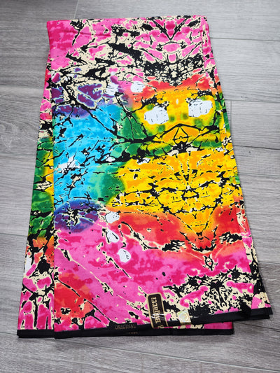 Pink African Print Fabric, Ankara Fabric